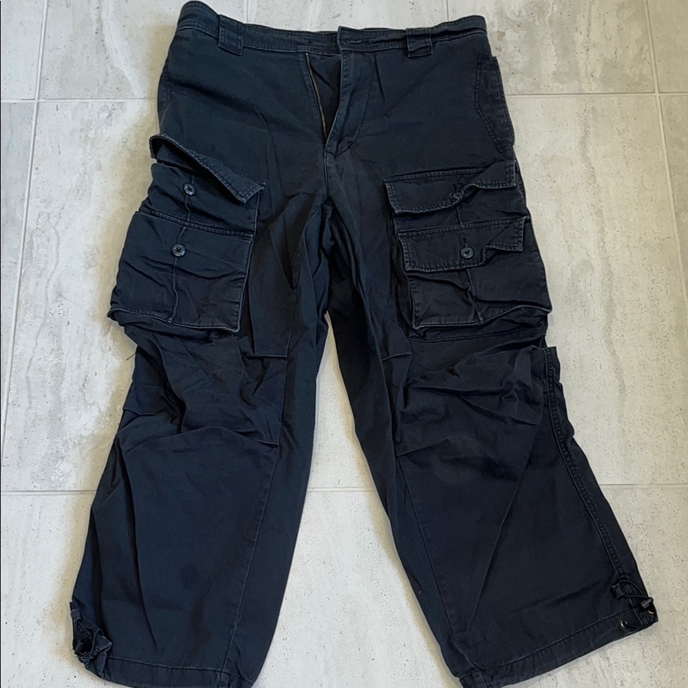 Men's Black Cargo Pants